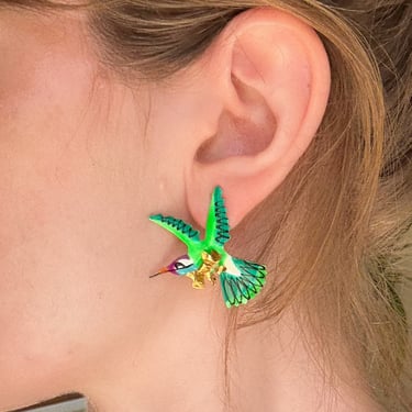 1991 LATR Hummingbird Earrings
