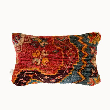 Vintage Blue Taznakht Lumbar Pillow