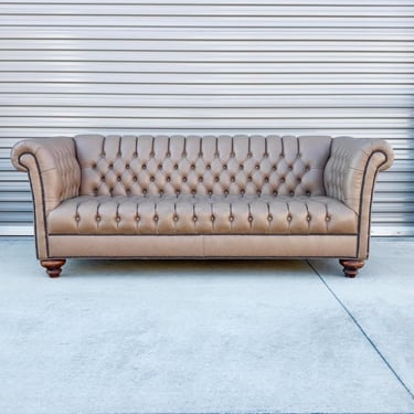 Vintage Leather Chesterfield Sofa 