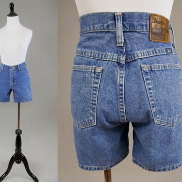 90s Wrangler Blues Shorts - 29" waist - Blue Cotton Denim - Vintage 1990s - M 