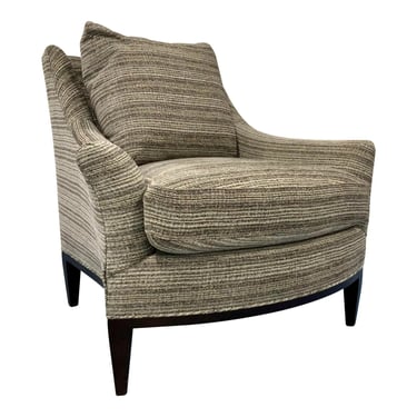 Theodore Alexander Modern Gray and Taupe Riley Lounge Chair