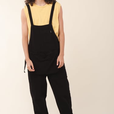 Canvas Overall in Black
