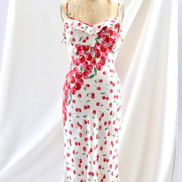 Vintage 90's Betsey Johnson Cherry Dress