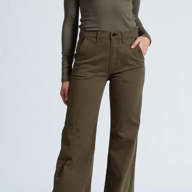 Twill Trouser Safari Green