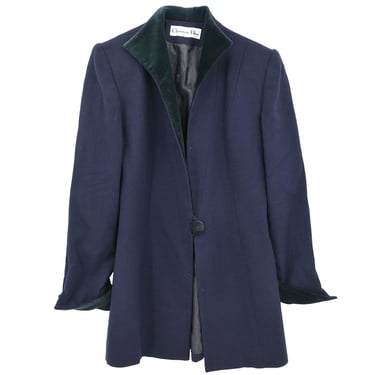 Christian Dior Single Breasted Jacket Navy #36