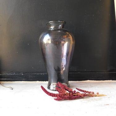 Vintage Blown Glass Amethyst Vase