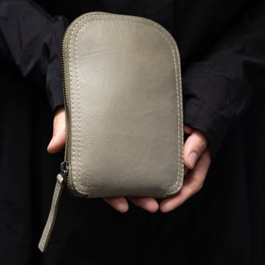 Olive Leather Origami Bag