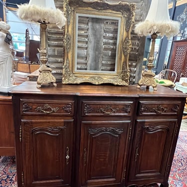 1920s French Oak Buffet Sideboard 