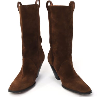 2022 Zimmermann Suede Texano Boots