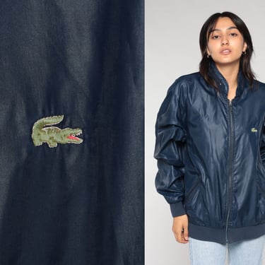 Lacoste vintage bomber outlet jacket