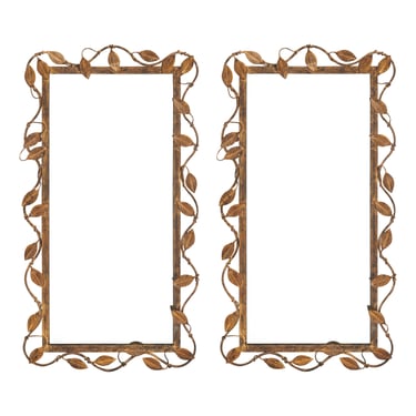 Mid-Century Pair of Mirrors