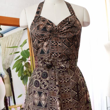 Earthy Batik Romper M