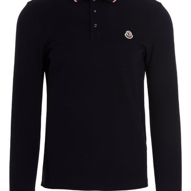 Moncler Men Logo Patch Polo Shirt