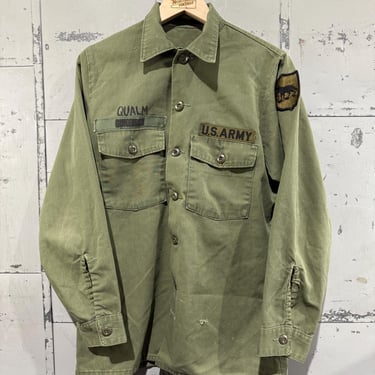 70's OG-507 Fatigue Button Up Shirt- Vietnam War(Army Green) 