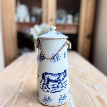 フランスアンティーク　st.UZE ミルクポット Beautiful vintage French St Uze milk jug | Grain Sac French