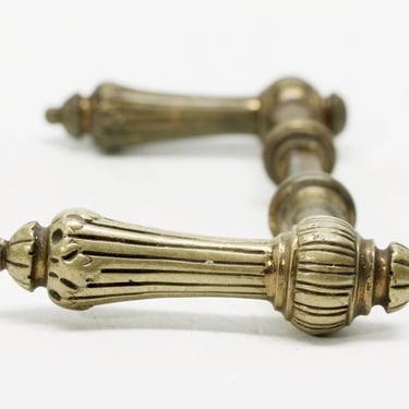 Pair of Bronze Lever Door Knobs