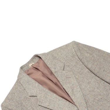 Lubiani Lambswool Basket Weave Blazer - Beige