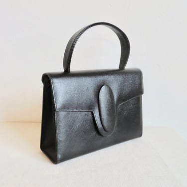 Delvaux vintage top handle handbag 1970