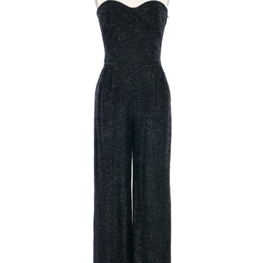 Gianfranco Ferre Tinsel Strapless Jumpsuit