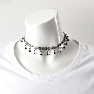 vintage filigree choker necklace 