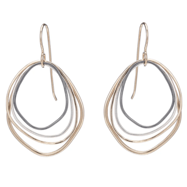 Colleen Mauer Designs | Small Topography Earrings