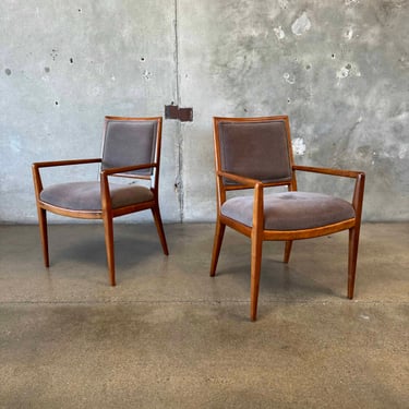 Pair Of Mid Century Modern Arm Chairs