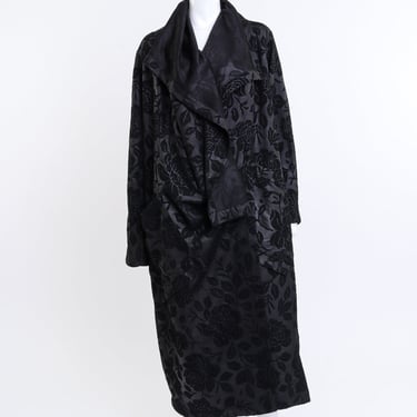 Silk Floral Brocade Robe