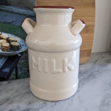 Small Vintage Ceramic Ducks Milk Jug 