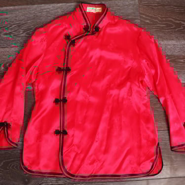Vintage 1950s BUCK SKEIN Rayon Gabardine Ricky Jacket