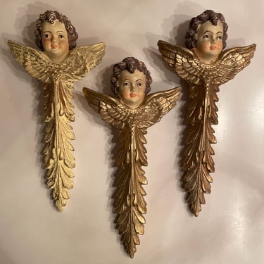 Vintage Angel Ornament Christmas Figurine READ 