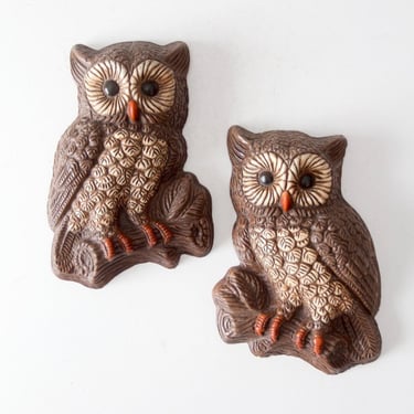 Vintage Sexton USA Siamese Cats, 1960s Sculptural Wall | A GoGo