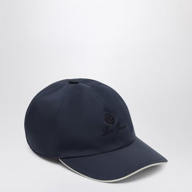 Loro Piana Navy Blue/Ivory Baseball Cap Men