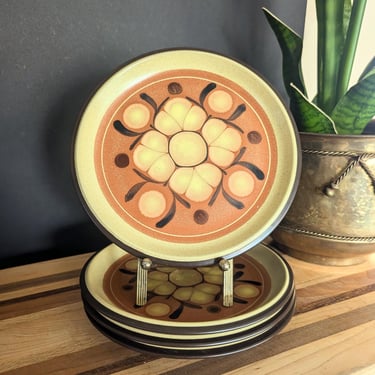 1970s Noritake Folkstone Safari Plates, Set of 4 