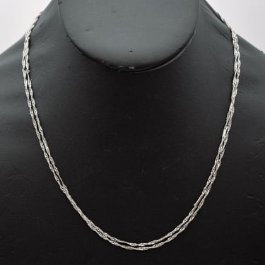 80's sterling two strand 18