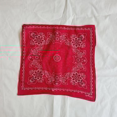 1950s Elephant Brand Red Bandana 