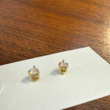 Small Pink Jade Earrings