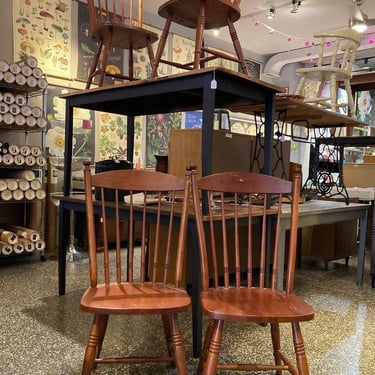 Maple dining chairs 4 available 18” x 17.5” x 39” seat height 18” Call 202-232-8171 to purchase