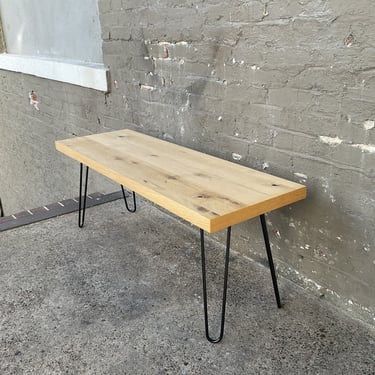 White Oak MCM Style Coffee Table