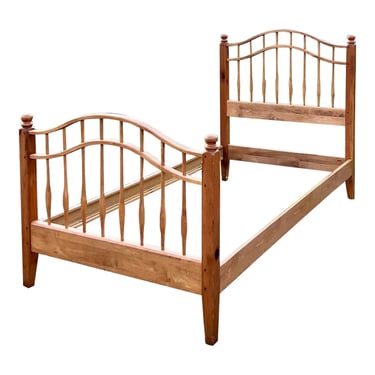 Ethan Allen Country Crossings Maple Bed - Twin Size 