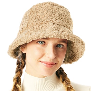 Boucle Teddy Winter Bucket Hats