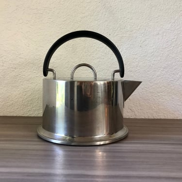 Vintage Bodum Osiris Stainless Steel Kettle / Teapot With Plastic Handle  Carsten Jorgensen Design 