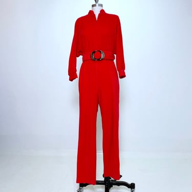 Red Velour Vintage Jumpsuit from Best Dressed Alaska Collection