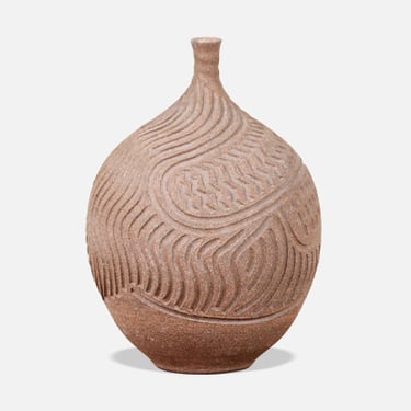 Mid-Century Modern Ceramic Stoneware Vase