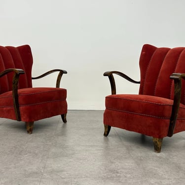 Swedish Wingback Chairs