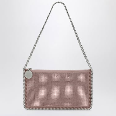 Stella Mccartney Dusty Pink Wallet Bag With Chain And Strass Women