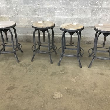 Industrial Chic Stool Set (4 Pc.) (Seattle)