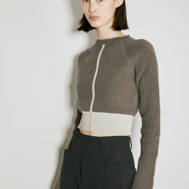 Rick Owens Cropped Cashmere Sweater