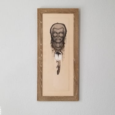 Ralph "Gus" Kniffin Native American Portrait 1946- 2013 