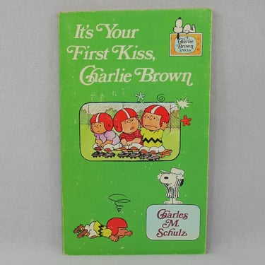 It's Your First Kiss, Charlie Brown (1978) by Charles Schulz - Vintage Peanuts TV Special Cartoon Comic Strip Book 
