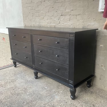 Solid Hardwood Ebonized Dresser